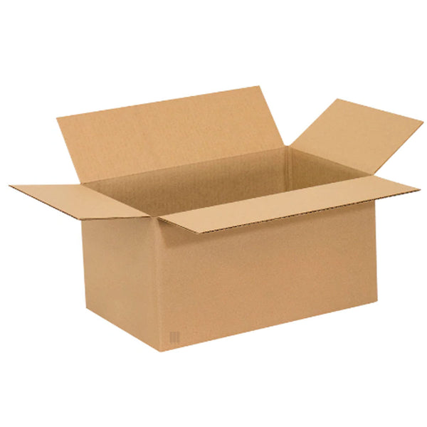 ReadyPrintShip Corrugated Shipping Box - KRAFT - 12" L x 9" W x 9" H - 48BE - Light Duty - 25 Pack