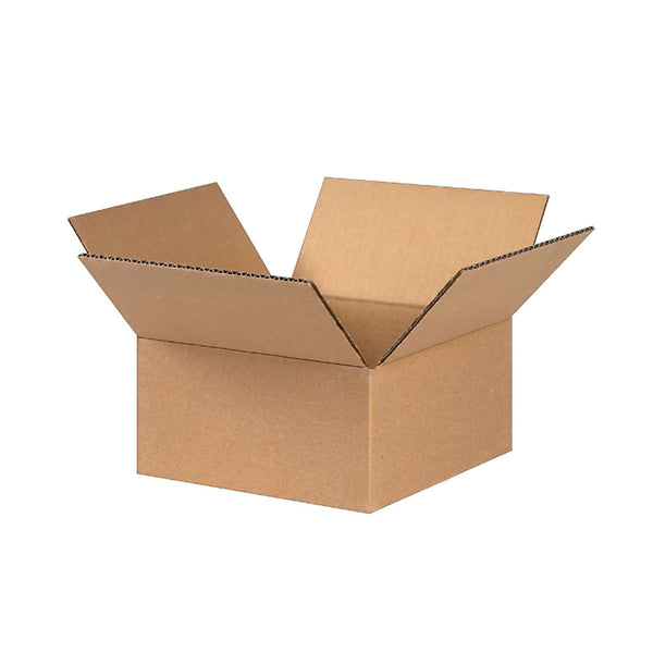 ReadyPrintShip Corrugated Shipping Box - "9 L x 9" W x 4" H - 25 Pack - 200lb Test Strength