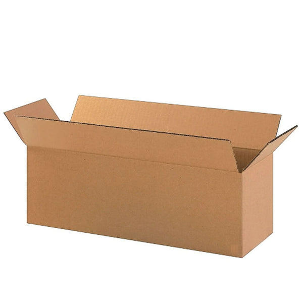 ReadyPrintShip Corrugated Boxes - 12" L x 4" W x 4" H - 25 Pack - 200lb Test Strength