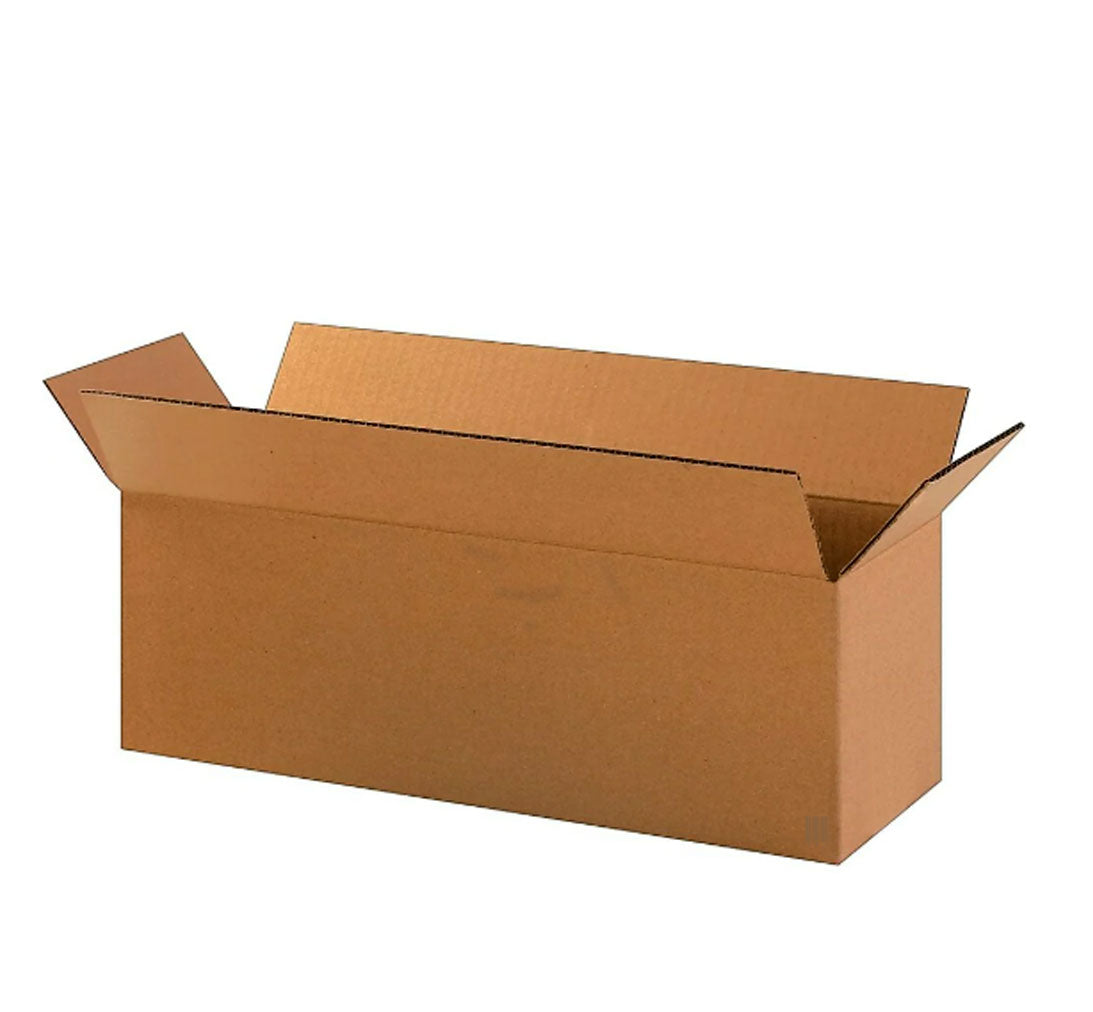 ReadyPrintShip Corrugated Boxes - 24" L x 4" W x 4" H - 25 Pack - 200lb Test Strength