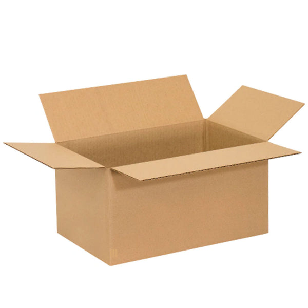 ReadyPrintShip Corrugated Shipping Box - 12" L x 4" W x 4" - 32ECT - Light Duty - 25 Pack