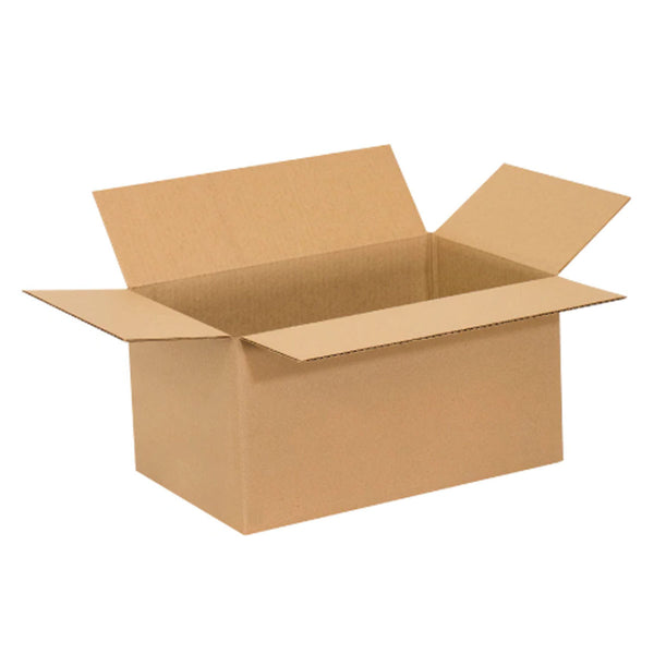 ReadyPrintShip Corrugated Shipping Box - 12" L x 10" W x 4" H - 32ECT - Light Duty - 25 Pack