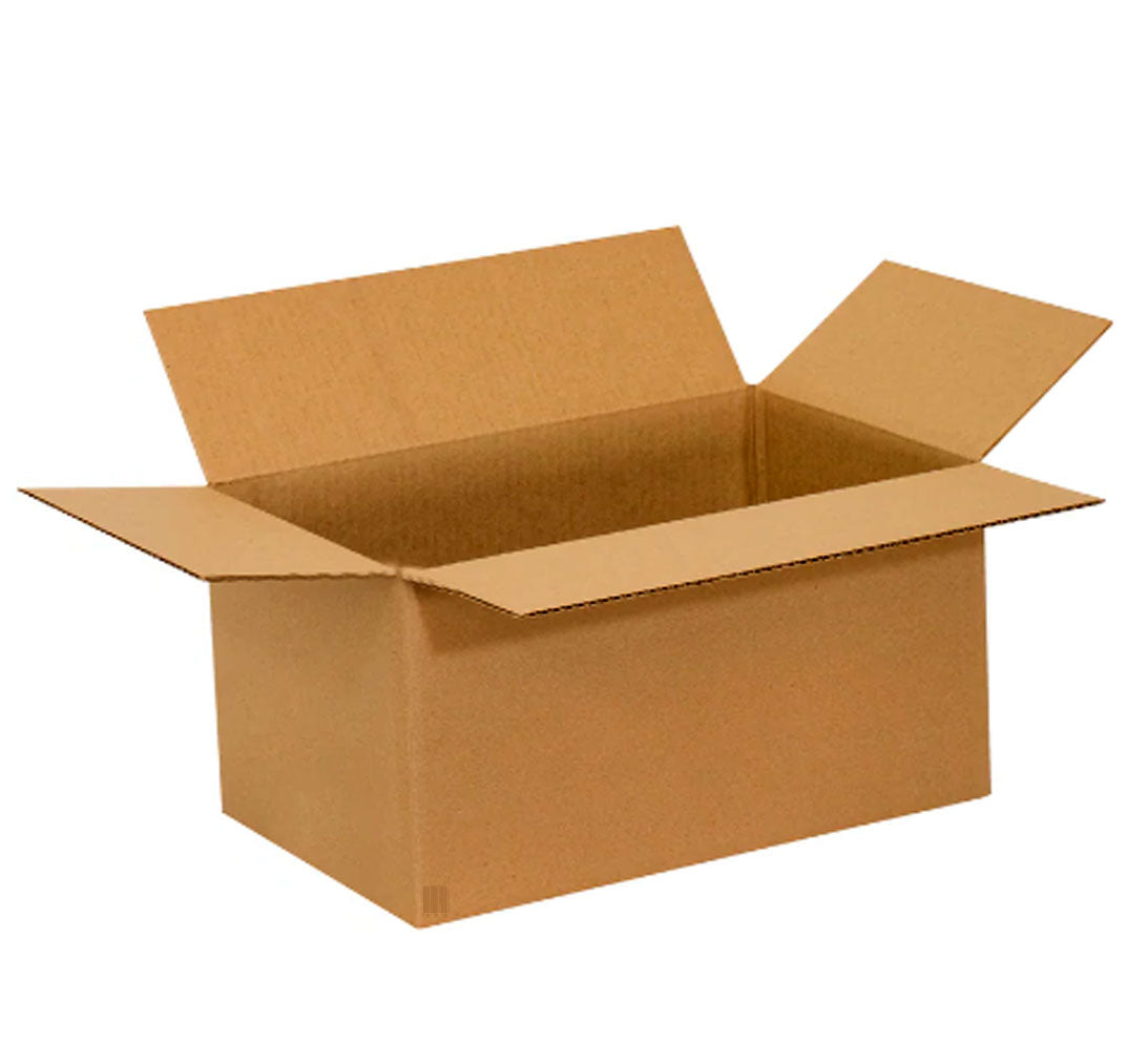 ReadyPrintShip Corrugated Shipping Box - 18" L x 18" W x 12" H - 32ECT - Light Duty - 15 Pack