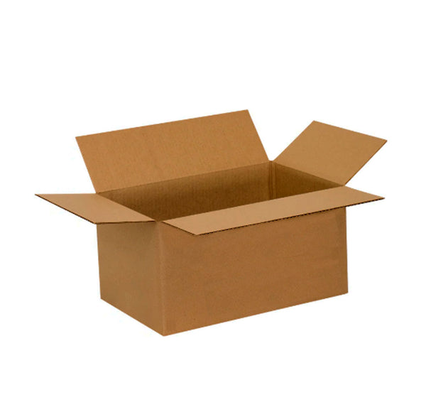 ReadyPrintShip Corrugated Shipping Box - 20" L x 20" W x 4" H - 32ECT - Light Duty -15 Pack
