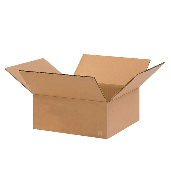 ReadyPrintShip Corrugated Shipping Box - 10" L x 10" W x 4" - 32ECT - Light Duty  - 25 Pack