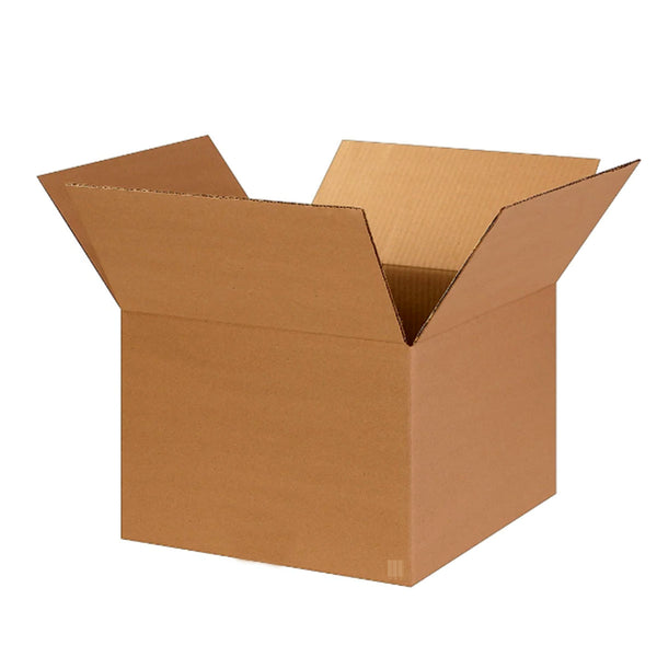 ReadyPrintShip Corrugated Shipping Box - 14" L x 14" W x 10" H - 32ECT - Light Duty - 25 Pack