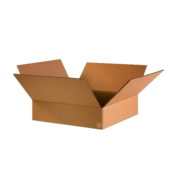 ReadyPrintShip Corrugated Shipping Box - 16" L x 16" W x 4.5" H - 32ECT - Light Duty - 25 Pack