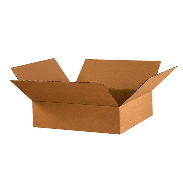 ReadyPrintShip Corrugated Shipping Box - 22.5" L x 18.5" W x 5" H - 32ECT - Light Duty - 20 Pack