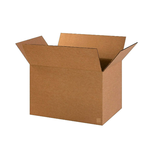 ReadyPrintShip Corrugated Shipping Box - KRAFT - 18" L x 12" W x 12" H - 32ECT - Light Duty - 25 Pack