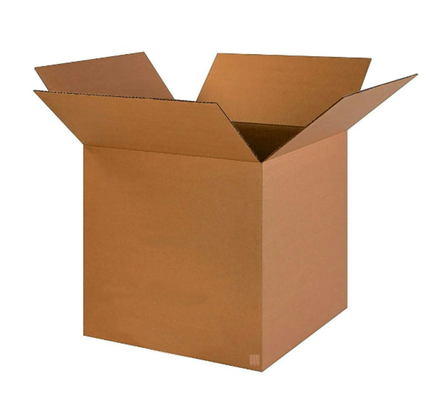 ReadyPrintShip Corrugated Shipping Box - KRAFT - 18" L x 18" W x 18" H - 32ECT - Light Duty - 20 Pack