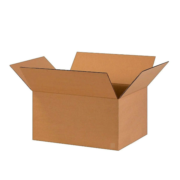 ReadyPrintShip Corrugated Shipping Box - KRAFT - 16" L x 12" W x 8" H - 32ECT - Light Duty - 25 Pack
