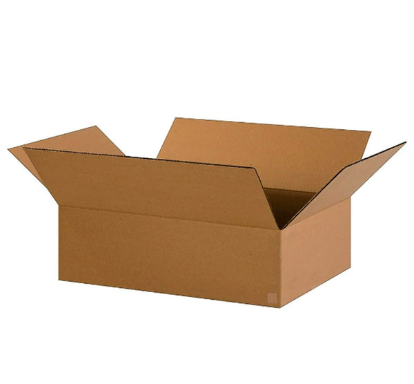 ReadyPrintShip Corrugated Shipping Box - KRAFT - 20" L x 14" W x 6" H - 32ECT - Light Duty - 25 Pack