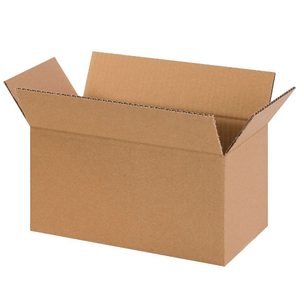 ReadyPrintShip Corrugated Shipping Box - Kraft -12" L x 6" W x 6" - 32ECT - Light Duty - 25 Pack