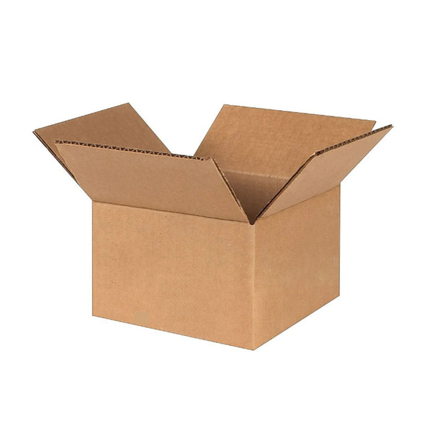ReadyPrintShip Corrugated Shipping Box - KRAFT - 6" L x 6" W x 4" H - 32ECT - Light Duty  - 25 Pack