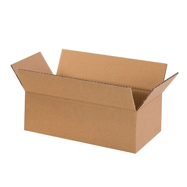 ReadyPrintShip Corrugated Shipping Box - Kraft -12" L x 6" W x 4" - 32ECT - Light Duty - 25 Pack