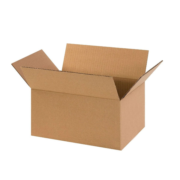 ReadyPrintShip Corrugated Shipping Box - Kraft -12" L x 8" W x 6" - 32ECT - Light Duty - 25 Pack
