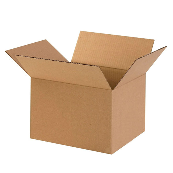 ReadyPrintShip Corrugated Shipping Box - KRAFT - 12" L x 10" W x 8" H - 32ECT - Light Duty - 25 Pack