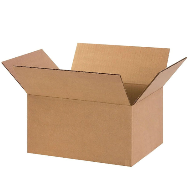 ReadyPrintShip Corrugated Shipping Box - KRAFT - 12" L x 9" W x 6" H - 32ECT - Light Duty - 25 Pack