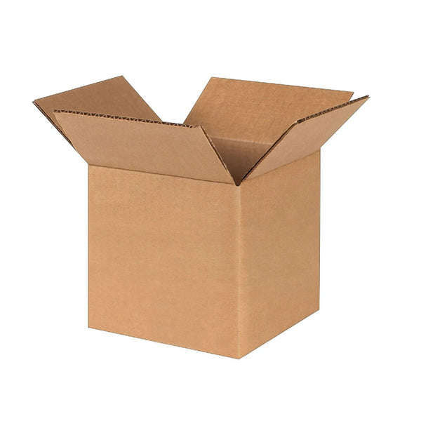 ReadyPrintShip Corrugated Boxes - 6" L x 6" W x 6" H - 25 Pack - 200lb Test Strength