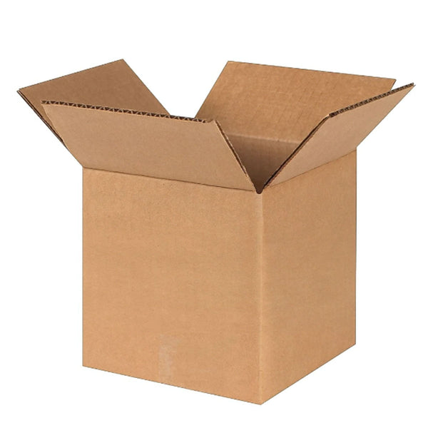 ReadyPrintShip Corrugated Boxes - 5" L x 5" W x 5" H - 25 Pack - 200lb Test Strength