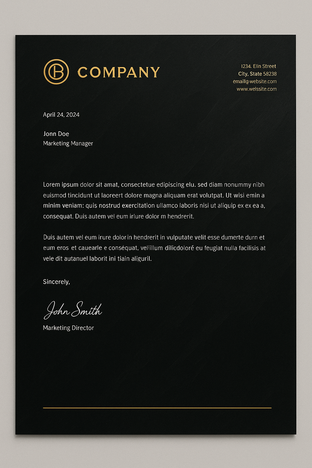 Premium Letterheads