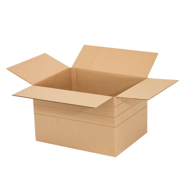 ReadyPrintShip Multi-Depth Corrugated Boxes -10" L x 10" W x 10" - 32ECT - Light Duty  - 25 Pack