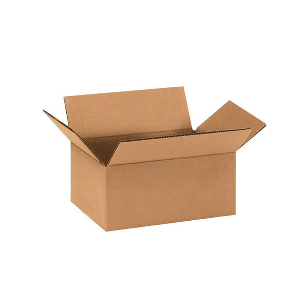ReadyPrintShip Corrugated Shipping Box - 9" L x 6" W x 4" H - 32ECT - Light Duty  - 25 Pack